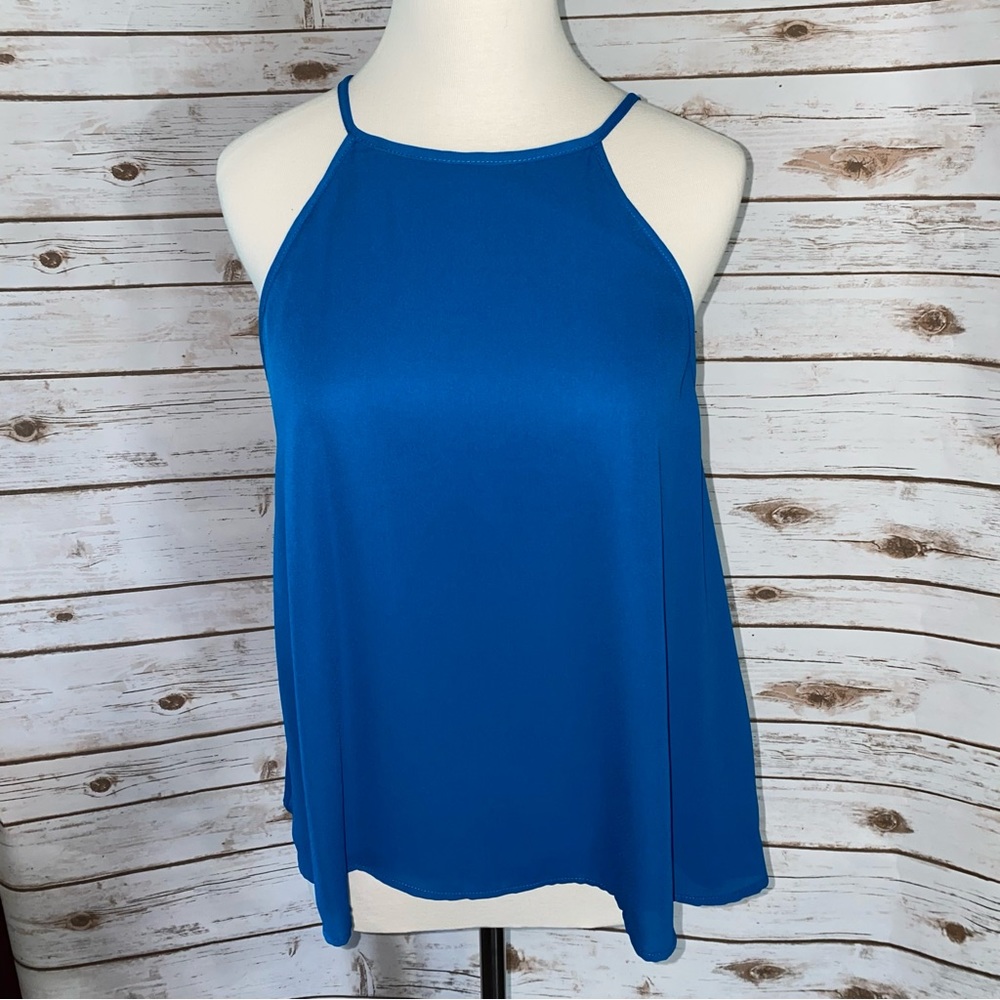 Show Me Your Mumu blue camisole top.  Size small.